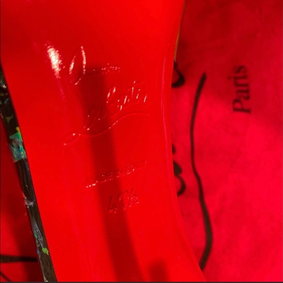 🎉HOST PICK🎉💎Christian Louboutin Tiny Disco PVC Heels - Picture 5 of 5